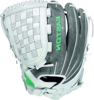 Easton Fundamental 12.5" Outfield Glove White/Grey/Teal LHT