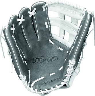 Easton Fundamental 13" Outfield Glove White/Grey/Teal LHT