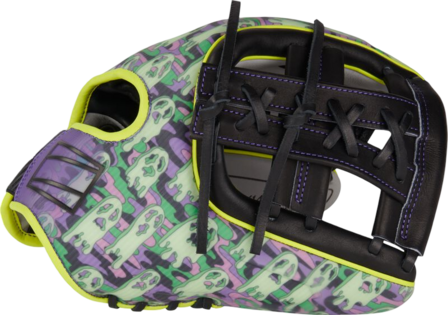 Rawlings REV1X Limited Edition Halloween 11.75" Infield Glove Grey/Ghost Pattern RHT