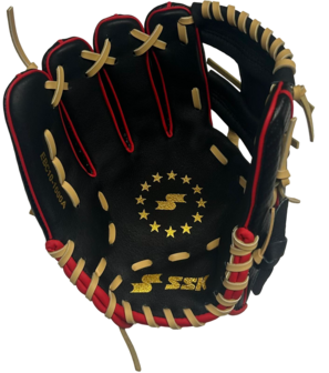 SSK EBC10 10" Youth Glove Black/Red LHT