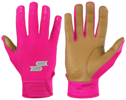 SSK X1 Color Rush Batting Gloves Pink