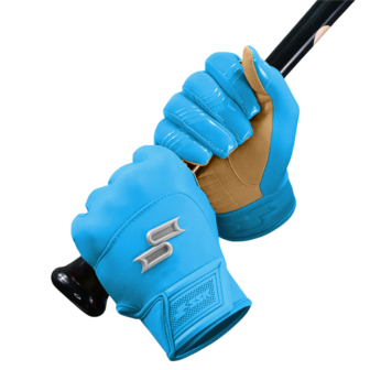 SSK X1 Color Rush Batting Gloves Colombia Blue