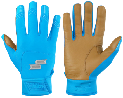 SSK X1 Color Rush Batting Gloves Colombia Blue