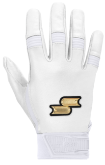 SSK Showcase Batting Gloves White