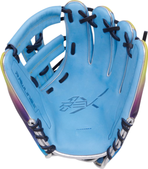Rawlings REV1X Francisco Lindor 11.75" Infield Glove Colombia Blue/Purple/Yellow RHT