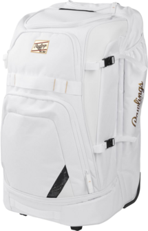 Rawlings Gold Collection Wheeled Bag White