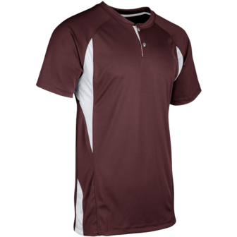 Champro Wildcard Two Button Jersey Maroon