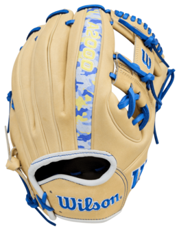 Wilson A2000 Bobby Witt Jr. 11.75" Infield Glove Tan/Royal blue RHT