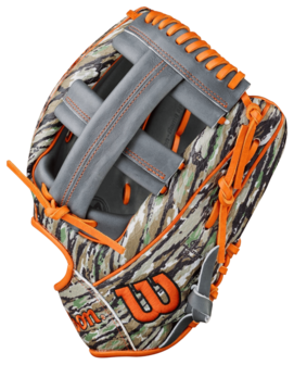 Wilson A2000 Gunnar Henderson 11.75" Infield Glove Camouflage/Black/Orange RHT
