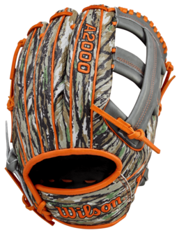 Wilson A2000 Gunnar Henderson 11.75" Infield Glove Camouflage/Black/Orange RHT