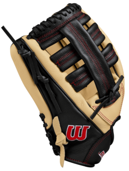 Wilson A500 12.5" Outfield Glove Tan/Black LHT