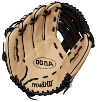 Wilson A500 12.5" Outfield Glove Tan/Black LHT
