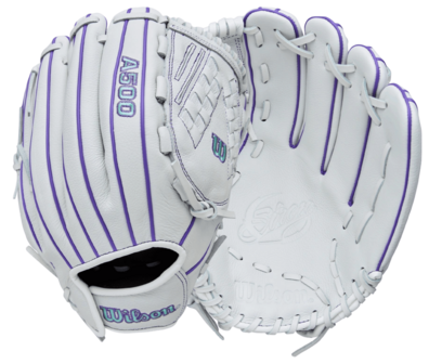 Wilson A500 Siren 12.5" All-Round Glove White/Purple RHT