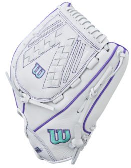 Wilson A500 Siren 12.5" All-Round Glove White/Purple RHT