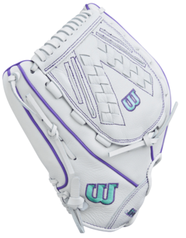 Wilson A500 Siren 12.5" All-Round Glove White/Purple LHT