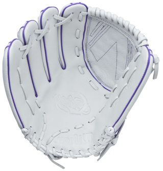 Wilson A500 Siren 12.5" All-Round Glove White/Purple LHT