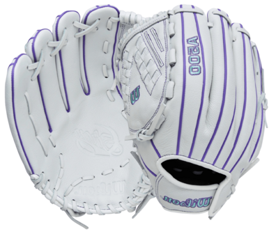 Wilson A500 Siren 12.5" All-Round Glove White/Purple LHT