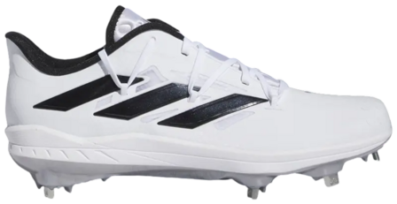 Adidas Afterburner 9 White/Black Metal Cleats