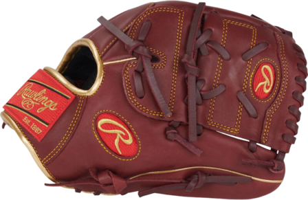 Rawlings R9 12" Infield/Pitcher Glove Cherry Red RHT