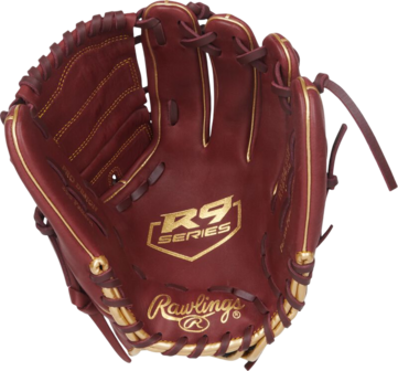 Rawlings R9 12" Infield/Pitcher Glove Cherry Red RHT