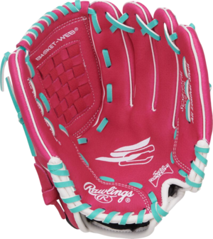 Rawlings Sure Catch Softball 10.5'' Youth Glove Pink/Mint/White RHT
