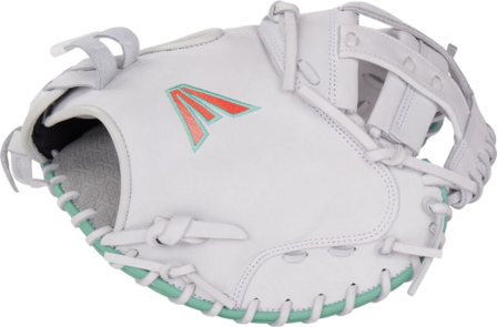 Easton Signature series Softball Jen Schro 34" Catcher Glove White/Teal RHT