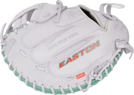 Easton Signature series Softball Jen Schro 34" Catcher Glove White/Teal RHT