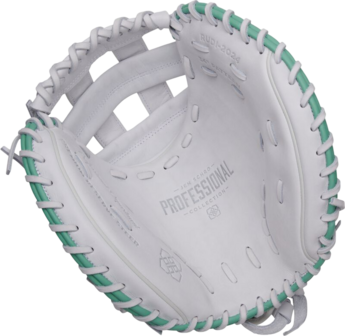 Easton Signature series Softball Jen Schro 34" Catcher Glove White/Teal RHT