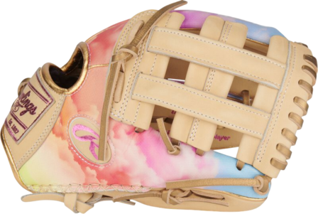 Rawlings Heart of the Hide Softball Sierra Romero 12" Infield Glove Tan/Pink Clouds RHT