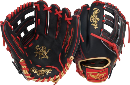 Rawlings Heart of the Hide Nolan Arenado 12" Infield Glove Navy/Scarlet RHT