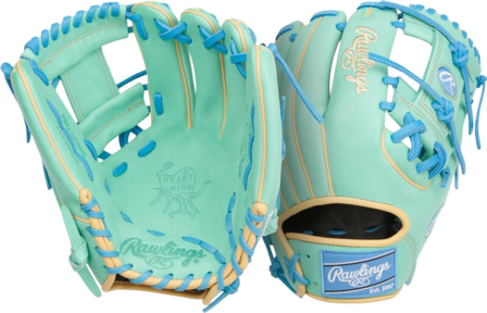 Rawlings Heart of the Hide 11.75" Infield Glove Mint /Columbia Blue RHT