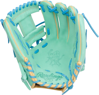Rawlings Heart of the Hide 11.75" Infield Glove Mint /Columbia Blue RHT