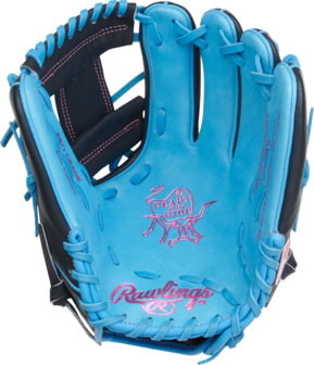 Rawlings Heart of the Hide 11.75" Infield Glove Navy/Columbia Blue RHT