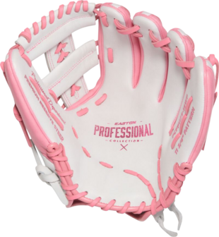 Easton Professional Collection 11.75" Infield Glove White/Pink RHT