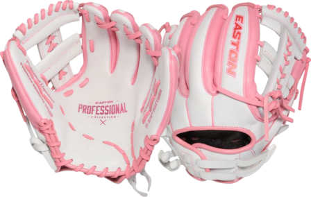 Easton Professional Collection 11.75" Infield Glove White/Pink RHT