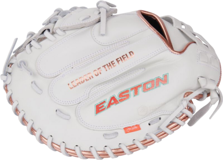 Easton Elite series Softball Jen Schro 33" Catcher Glove White/Bronze RHT