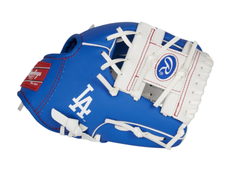 Rawlings Dodgers Team Glove 10.0" Youth Glove Royal Blue/White RHT