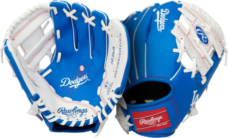 Rawlings Dodgers Team Glove 10.0" Youth Glove Royal Blue/White RHT