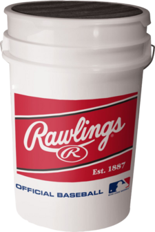 Rawlings Ball Bucket (22.7 liters) White 
