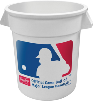 Rawlings Ball Bucket (37.8 liters) White 