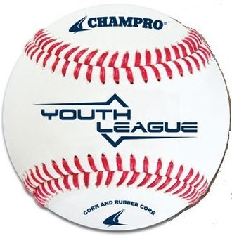 CBB38 - Champro Youth League 8.5&quot; Leather Baseball