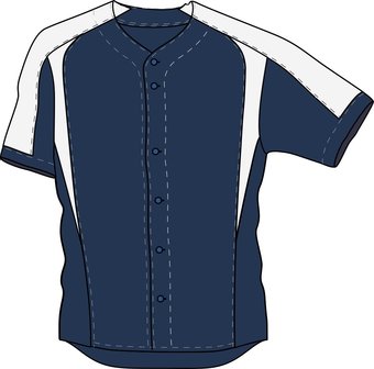 JE FULL Button down model NL - Baseball/softball jersey
