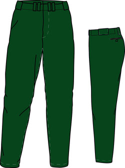 PA GO (Dark Green) - SSK Gold Quality Baseball/Softball Pants