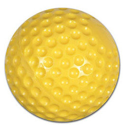 CBB-58 - Champro 9&quot; Yellow Dimple Molded Honkbal