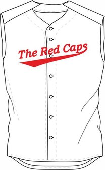 Red Caps Sleeveless Softball Jersey