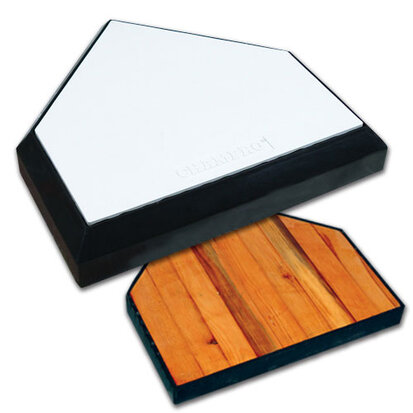 B035R - Champro In-Ground Home Plate With Solid Wood Bottom