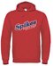 Spikes Hoodie Rood