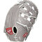 Rawlings R9 Softball 12.5" First Base Glove Gray/White RHT