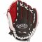 Rawlings Players Series 10" Youth Glove Black/Red/White LHT