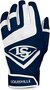 LS GENUINE NY - Louisville Slugger Genuine Batting Gloves Navy YS T/M XXL